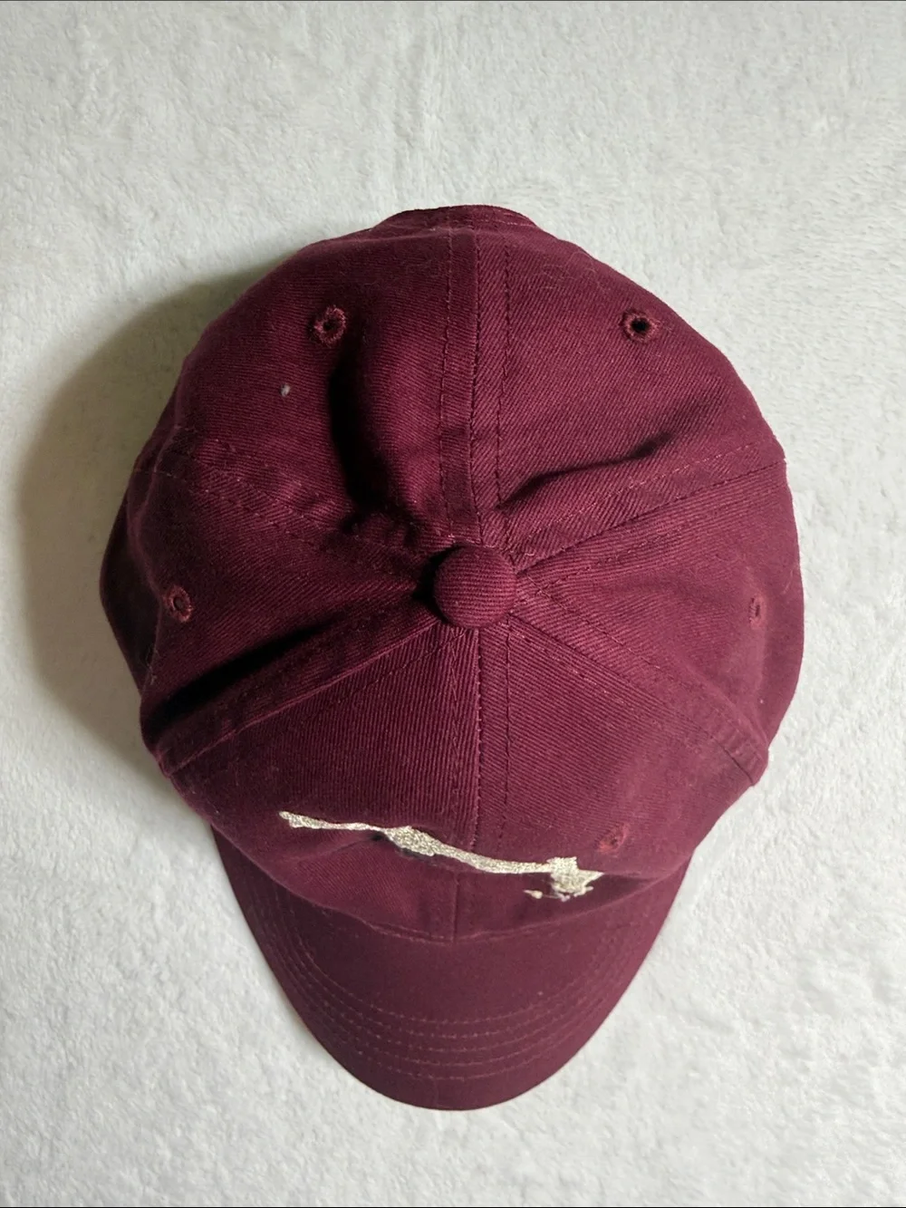 Maroon Florida State Baseball Cap with Gold Florida Embroidery